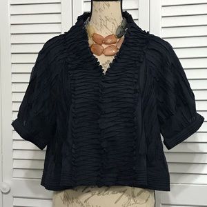 BCBGMAXAZRIA Crop Blazer
